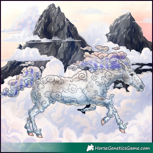 Horse Color:Gray Painted Chestnut Tobiano 