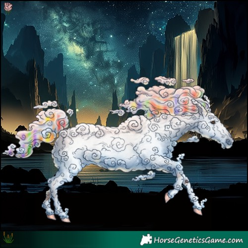 Horse Color:Gray Painted Chestnut