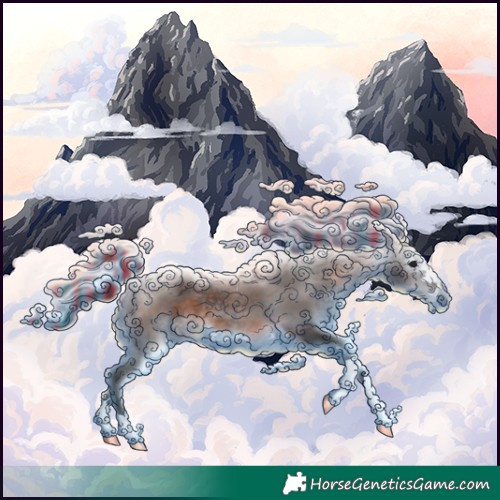 Horse Color:Gray Painted Bay 