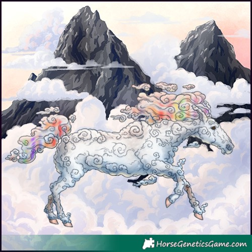 Horse Color:Gray Painted Chestnut 