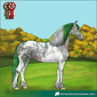 Horse Color:Watercolor Brown Ice Onyx Tobiano