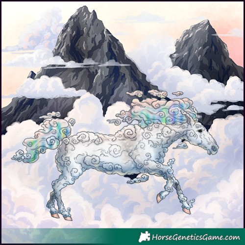 Horse Color:Gray Painted Bay 