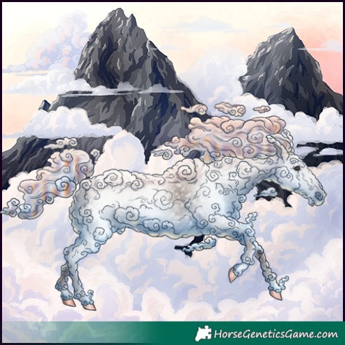 Horse Color:Gray Painted Chestnut 