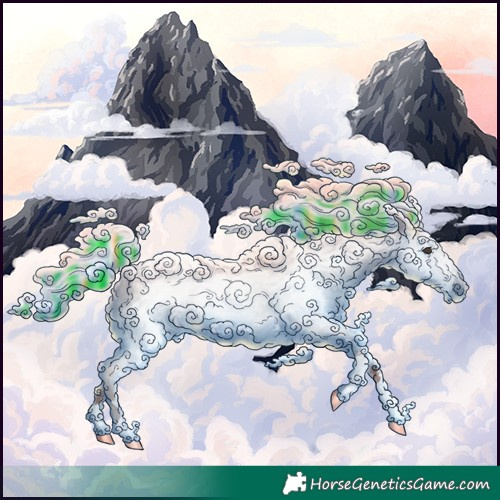 Horse Color:Gray Painted Chestnut 