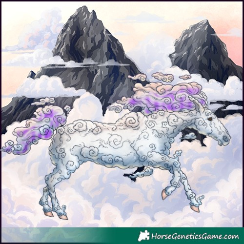 Horse Color:Gray Painted Chestnut 