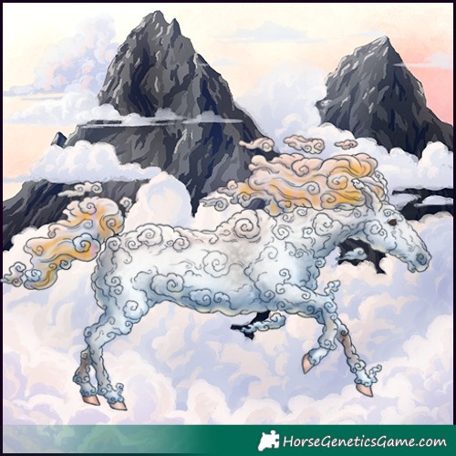 Horse Color:Gray Painted Chestnut 