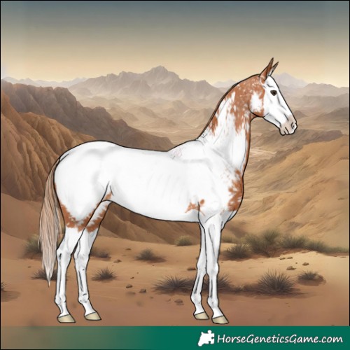 Horse Color:Chestnut Splash Appaloosa