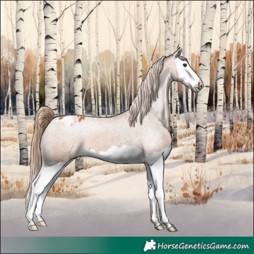 Horse Color:Chestnut Splash Appaloosa 