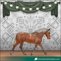 Horse Color:Silver Bay Tobiano Varnish  and Silver Bay Varnish 