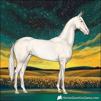 Horse Color:Silver Buckskin Roan Pearl 
