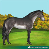 Horse Color:Platinum Brown 