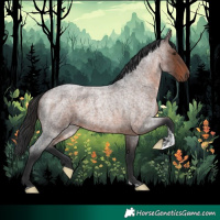 Horse Color:Brown Roan Tobiano Rabicano 