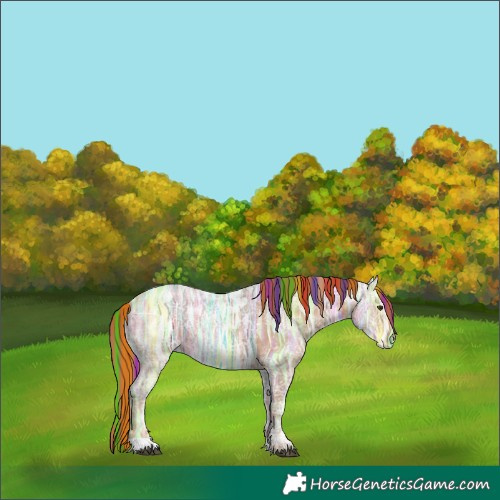 Horse Color:Painted Chestnut Ice