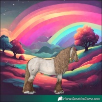 Horse Color:Red Dun Roan Rabicano 