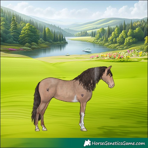 Horse Color:Amber Champagne Tobiano 