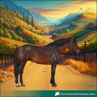 Horse Color:Brown 
