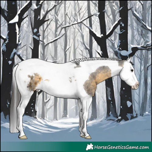 Horse Color:Buckskin Splash Tobiano Appaloosa 