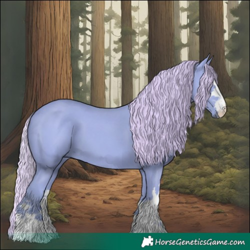 Horse Color:Watercolor Silver Black