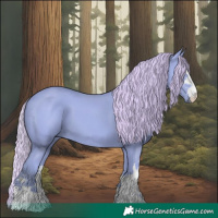 Horse Color:Watercolor Silver Black