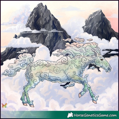 Horse Color:Watercolor Silver Brown Dun 