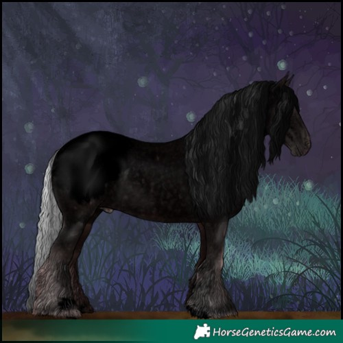 Horse Color:Void Chocolate Silver Smoky Blue Chinchilla Roan Appaloosa Rabicano