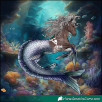 Horse Color:Platinum Chocolate Silver Brown Tobiano 