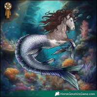 Horse Color:Platinum Chocolate Brown Dun Splash Tobiano Brindle 