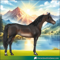 Horse Color:Brown 