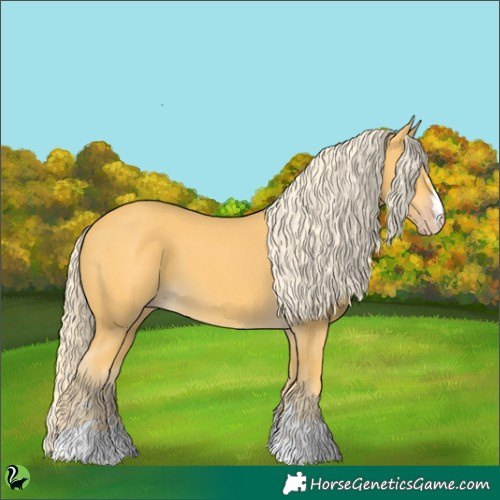 Horse Color:Gold Cream Champagne 