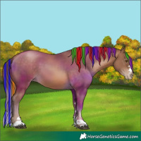 Horse Color:Painted Brown Pearl 