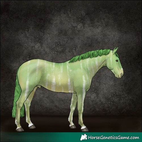 Horse Color:Watercolor Brown Ice Pearl Varnish