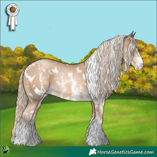 Horse Color:White Spotted Chocolate Palomino Pearl Sabino Rabicano 