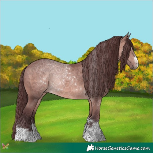 Horse Color:Platinum Chocolate Bay 