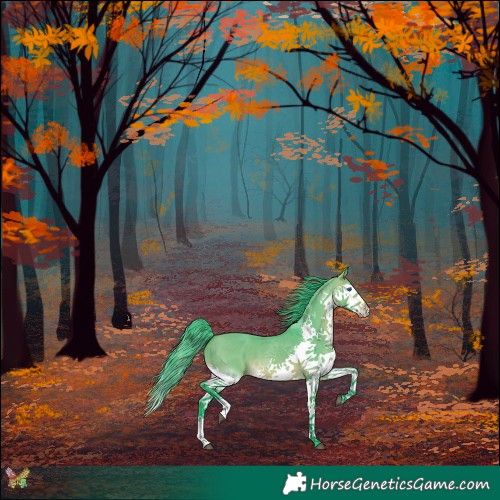 Horse Color:Watercolor Brown Dun Splash Tobiano 