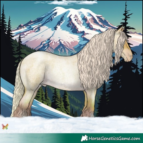 Horse Color:Silver Smoky Grullo Roan Pearl 