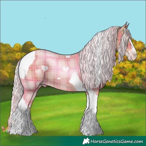 Horse Color:Plaid  Silver Classic Champagne Splash Tobiano 