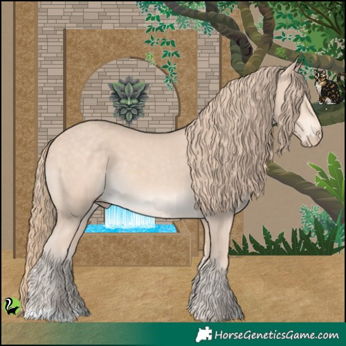 Horse Color:Perlino 