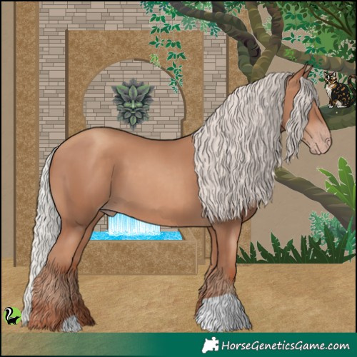 Horse Color:Silver Classic Champagne 