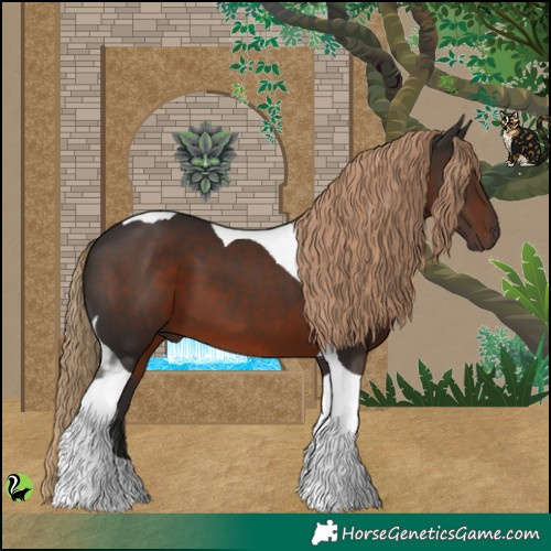 Horse Color:Liver Chestnut Tobiano 