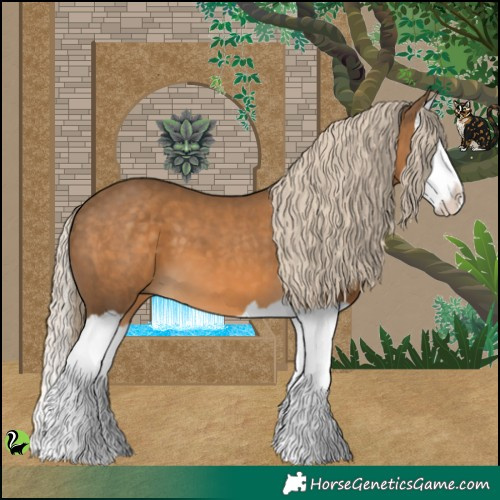 Horse Color:Chocolate Palomino Splash 