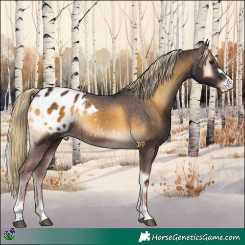 Horse Color:Chocolate Palomino Onyx Appaloosa 