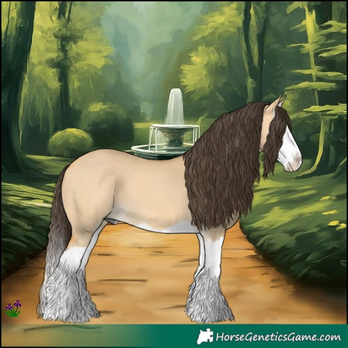 Horse Color:Buckskin Dun Splash