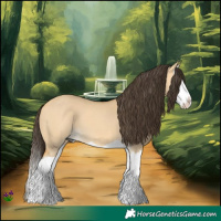 Horse Color:Buckskin Dun Splash