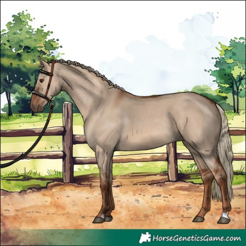 Horse Color:Red Dun