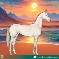 Horse Color:Perlino 