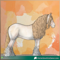 Horse Color:Red Onyx Roan Pearl 