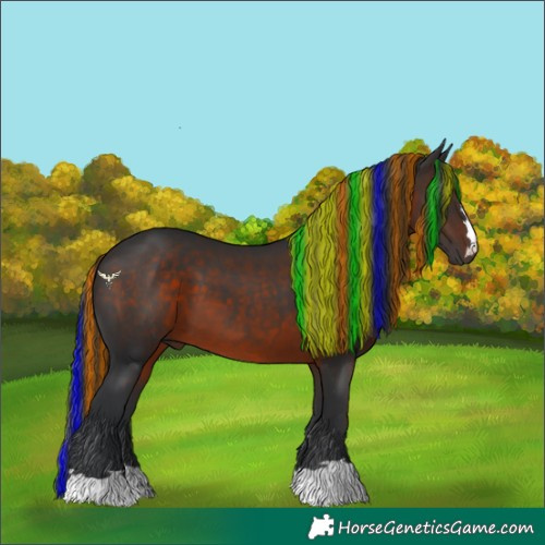 Horse Color:Painted Brown 