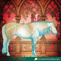 Horse Color:Gray Thunderstruck Gold Cream Champagne Dun