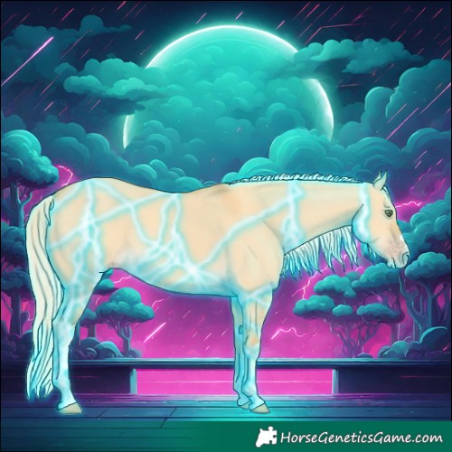 Horse Color:Thunderstruck Gold Cream Champagne Dun 