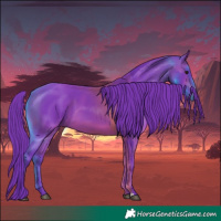 Horse Color:Watercolor Brown 